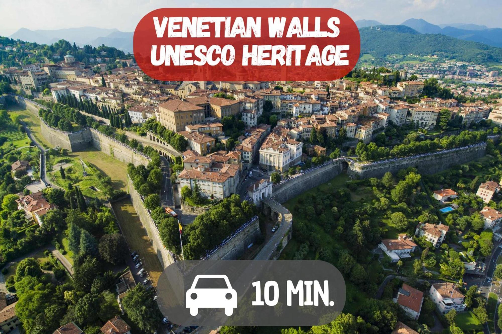 10' From The Venetian Walls, Luxury House With Spa Bergamo Eksteriør bilde